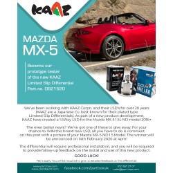 KAAZ Limited Slip Differential – Mazda MX-5 ND – GIVEAWAY